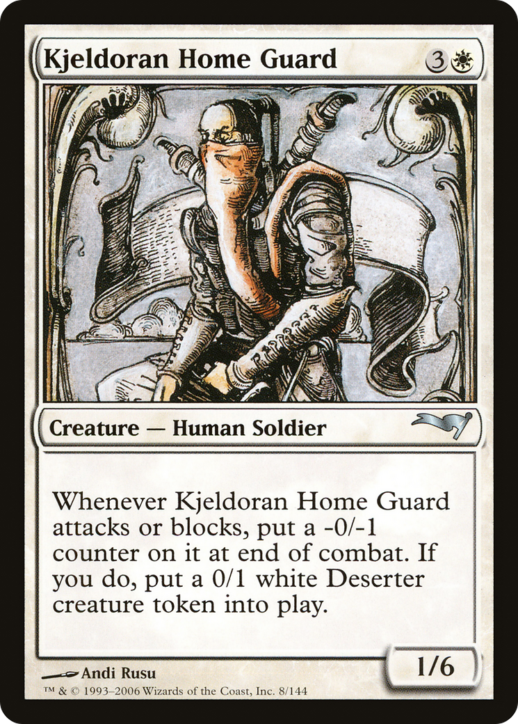 Kjeldoran Home Guard (CTD-008) [Coldsnap Theme Decks]