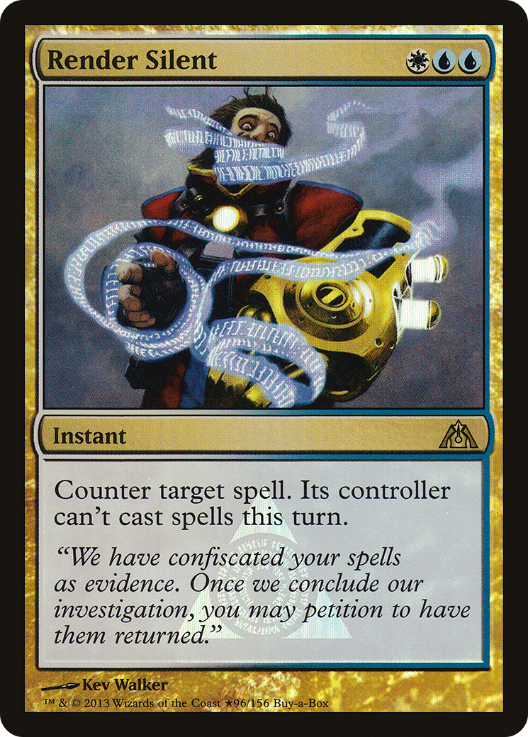 Render Silent (BABP-096) [Dragon's Maze Promos] Foil