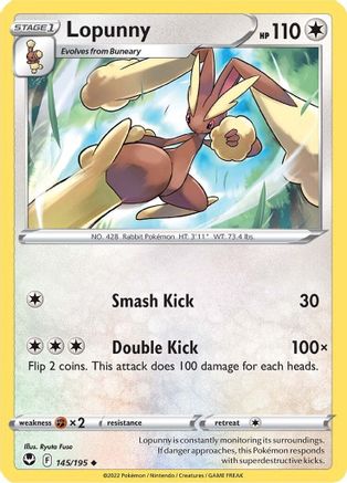 Lopunny (145/195) [SWSH12 Silver Tempest] - Uncommon