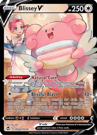 Blissey V (TG22/TG30) [SWSH12 Silver Tempest Trainer Gallery] Holofoil - Ultra Rare