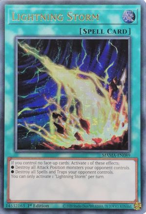 Lightning Storm (Ultra Pharaoh’s Rare) (MAMA-EN089) - Magnificent Mavens 1st Edition
