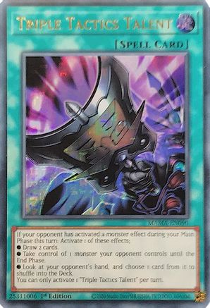 Triple Tactics Talent (Ultra Pharaoh’s Rare) (MAMA-EN090) - Magnificent Mavens 1st Edition
