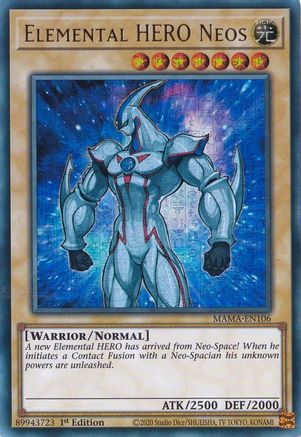 Elemental HERO Neos (Ultra Pharaoh’s Rare) (MAMA-EN106) - Magnificent Mavens 1st Edition