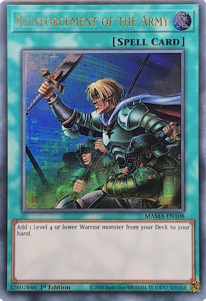 Reinforcement of the Army (Ultra Pharaoh’s Rare) (MAMA-EN108) - Magnificent Mavens 1st Edition