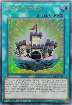 Toon Kingdom (Ultra Pharaoh’s Rare) (MAMA-EN112) - Magnificent Mavens 1st Edition
