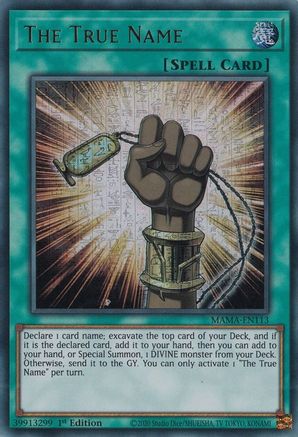 The True Name (Ultra Pharaoh’s Rare) (MAMA-EN113) - Magnificent Mavens 1st Edition
