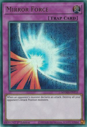 Mirror Force (Ultra Pharaoh’s Rare) (MAMA-EN115) - Magnificent Mavens 1st Edition
