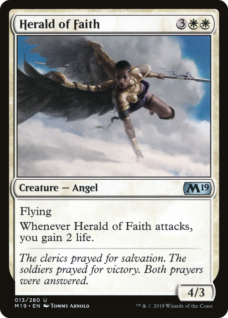Herald of Faith (M19-013) [Core Set 2019] Foil