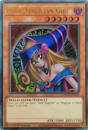 Dark Magician Girl (Ultra Pharaoh’s Rare) (MAMA-EN107) - Magnificent Mavens 1st Edition