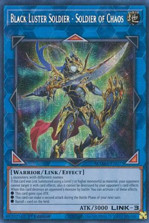 Black Luster Soldier - Soldier of Chaos (Secret Pharaoh’s Rare) (MAMA-EN073) - Magnificent Mavens 1st Edition