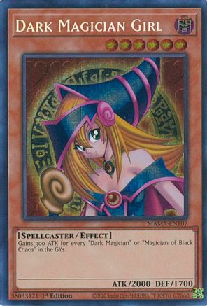 Dark Magician Girl (Secret Pharaoh’s Rare) (MAMA-EN107) - Magnificent Mavens 1st Edition
