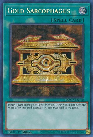 Gold Sarcophagus (Secret Pharaoh’s Rare) (MAMA-EN110) - Magnificent Mavens 1st Edition