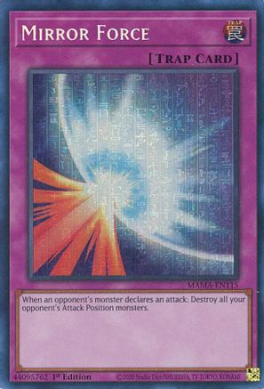 Mirror Force (Secret Pharaoh’s Rare) (MAMA-EN115) - Magnificent Mavens 1st Edition