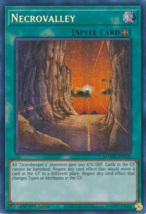Necrovalley (Secret Pharaoh’s Rare) (MAMA-EN109) - Magnificent Mavens 1st Edition