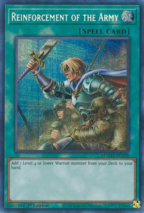 Reinforcement of the Army (Secret Pharaoh’s Rare) (MAMA-EN108) - Magnificent Mavens 1st Edition