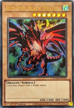 Red-Eyes Black Dragon (Ultra Pharaoh’s Rare) (MAMA-EN105) - Magnificent Mavens 1st Edition