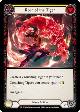 Roar of the Tiger (DYN049) - Dynasty Rainbow Foil