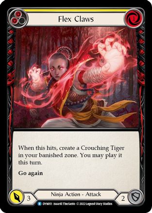 Flex Claws (Yellow) (DYN051) - Dynasty