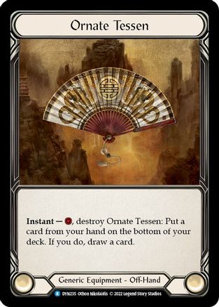 Ornate Tessen (DYN235) - Dynasty Rainbow Foil