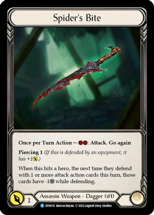 Spider's Bite (115) (DYN115) - Dynasty Cold Foil
