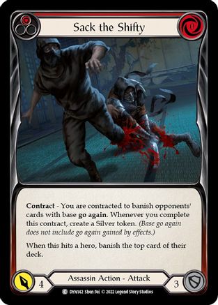 Sack the Shifty (Red) (DYN142) - Dynasty