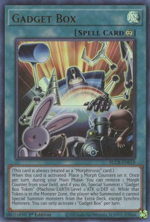 Gadget Box (Ultra Rare) (BLCR-EN019) - Battles of Legend: Crystal Revenge 1st Edition