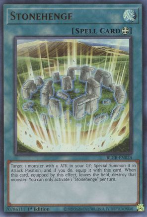 Stonehenge (Ultra Rare) (BLCR-EN024) - Battles of Legend: Crystal Revenge 1st Edition