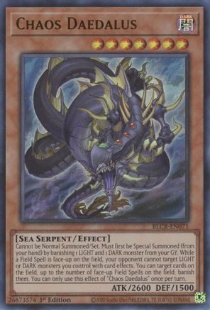 Chaos Daedalus (Ultra Rare) (BLCR-EN071) - Battles of Legend: Crystal Revenge 1st Edition