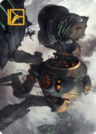 Rust Goliath Art Card (Gold-Stamped Signature) (ASBRO-029) [Art Series: The Brothers' War]