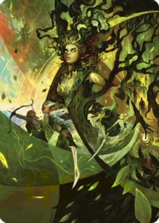 Titania's Command Art Card (ASBRO-034) [Art Series: The Brothers' War]