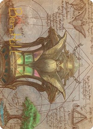 Chromatic Lantern Art Card (Gold-Stamped Signature) (ASBRO-057) [Art Series: The Brothers' War]