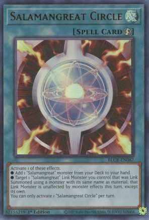 Salamangreat Circle (Ultra Rare) (BLCR-EN087) - Battles of Legend: Crystal Revenge 1st Edition