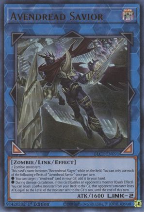 Avendread Savior (Ultra Rare) (BLCR-EN091) - Battles of Legend: Crystal Revenge 1st Edition