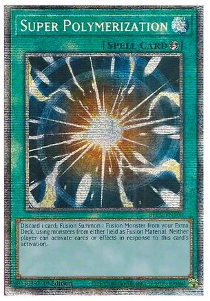 Super Polymerization (Starlight Rare) (BLCR-EN100) - Battles of Legend: Crystal Revenge 1st Edition