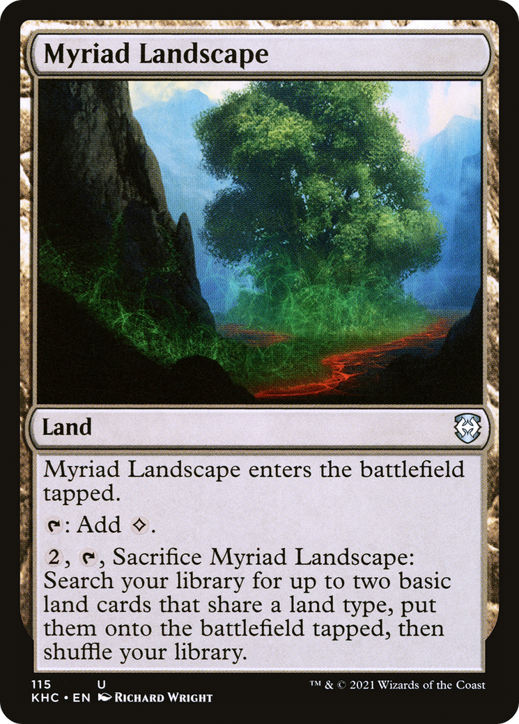 Myriad Landscape (KHC-115) [Kaldheim Commander]