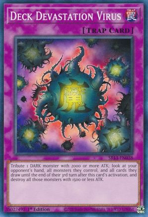 Deck Devastation Virus (Common) (SR13-EN038) - Structure Deck: Dark World 1st Edition