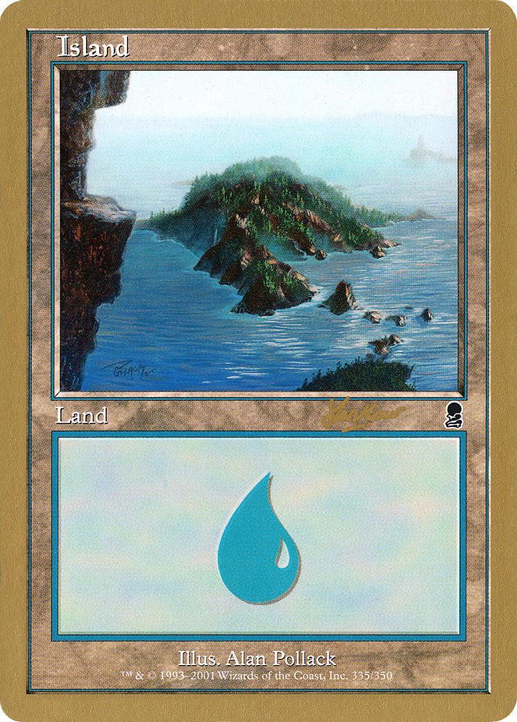 Island (335) - 2002 Sim Han How (ODY) [World Championship Decks 2002]