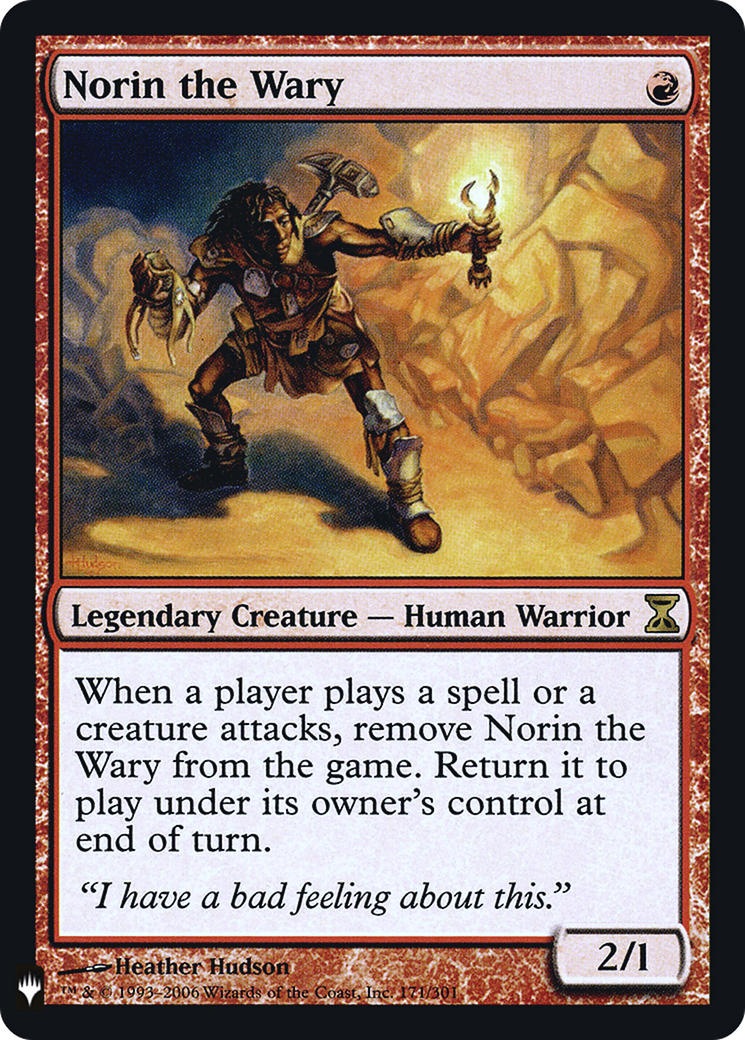 Norin the Wary (LIST-171) [The List] Foil