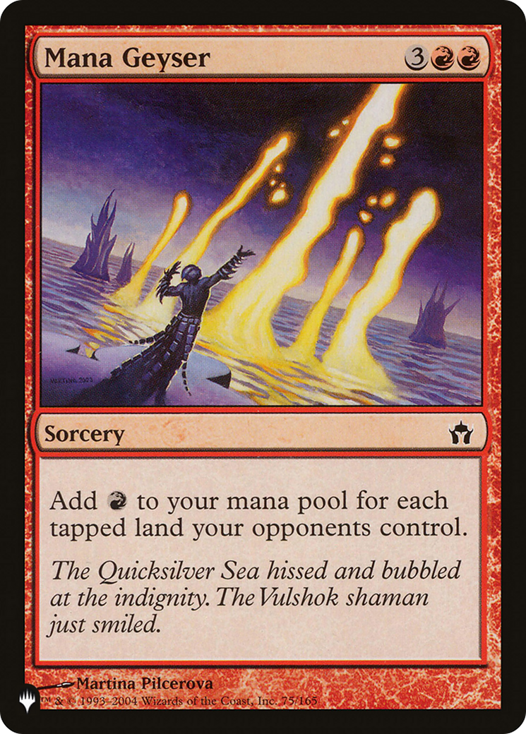 Mana Geyser (LIST-75/165) [The List]