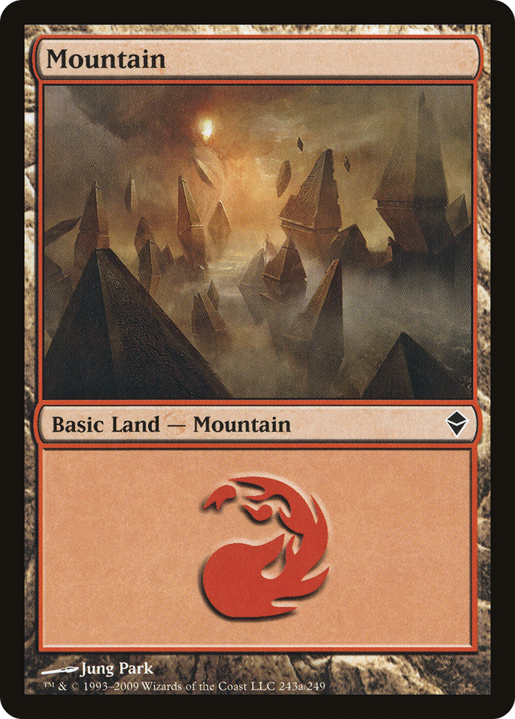 Mountain (ZEN-243A) [Zendikar]