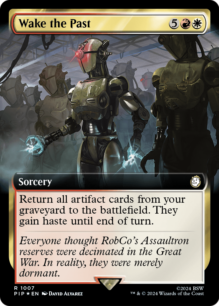 Wake the Past (Extended Art) (Surge Foil) (PIP-1007) [Fallout] Foil