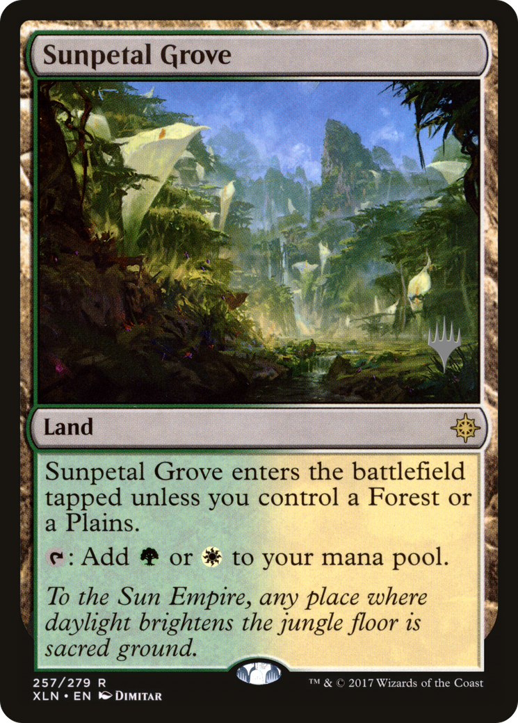 Sunpetal Grove (PPM20-257) [Promo Pack: Ixalan Promos] Foil