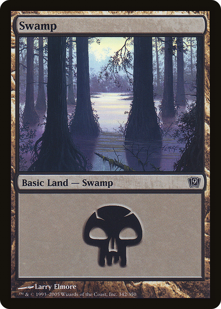Swamp (9ED-342) [9th Edition] Foil