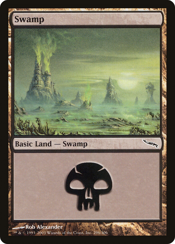 Swamp (MRD-296) [Mirrodin] Foil
