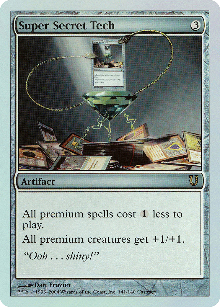 Super Secret Tech (UNH-141) [Unhinged] Foil