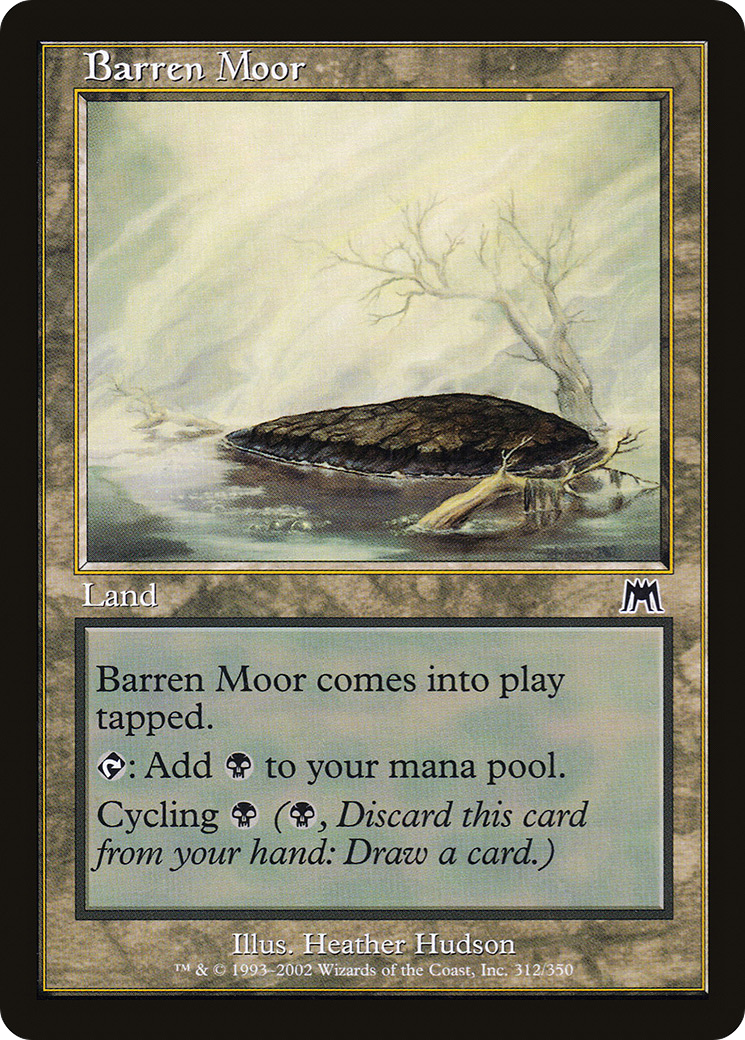 Barren Moor (ONS-312) [Onslaught] Foil