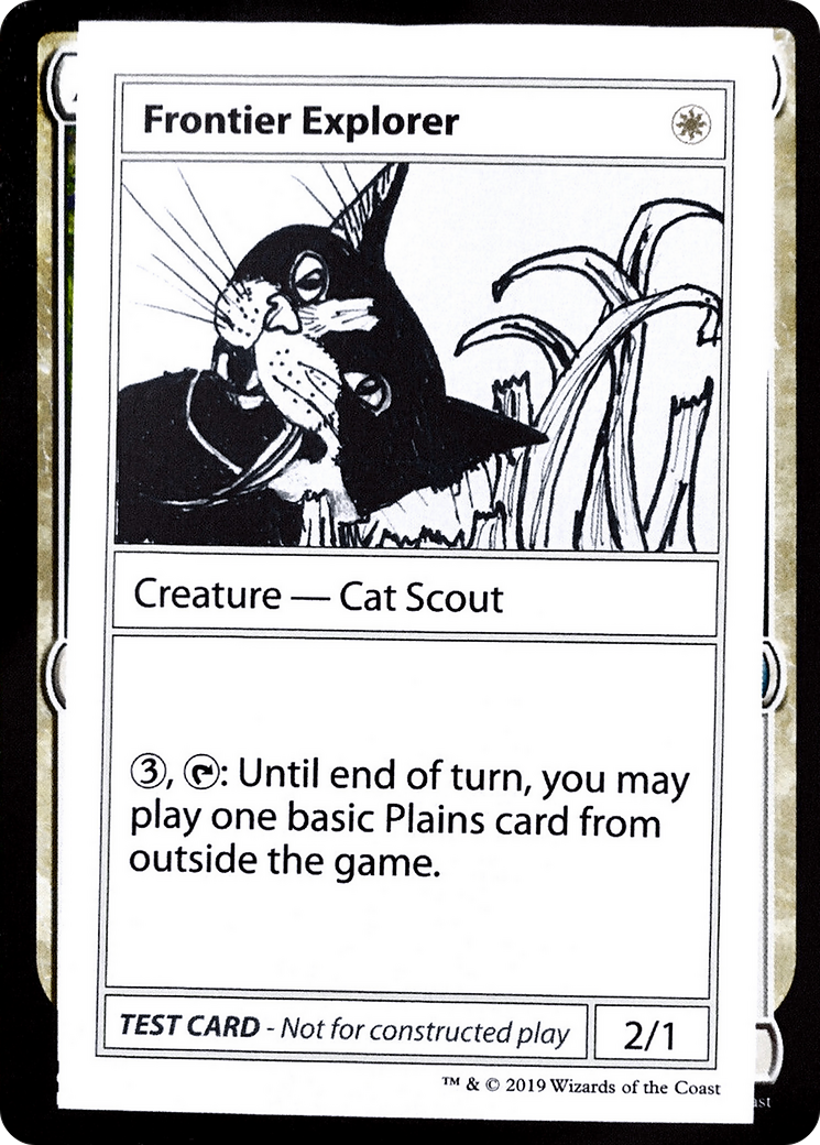 Frontier Explorer (No PW Symbol) [Mystery Booster Playtest Cards 2021]