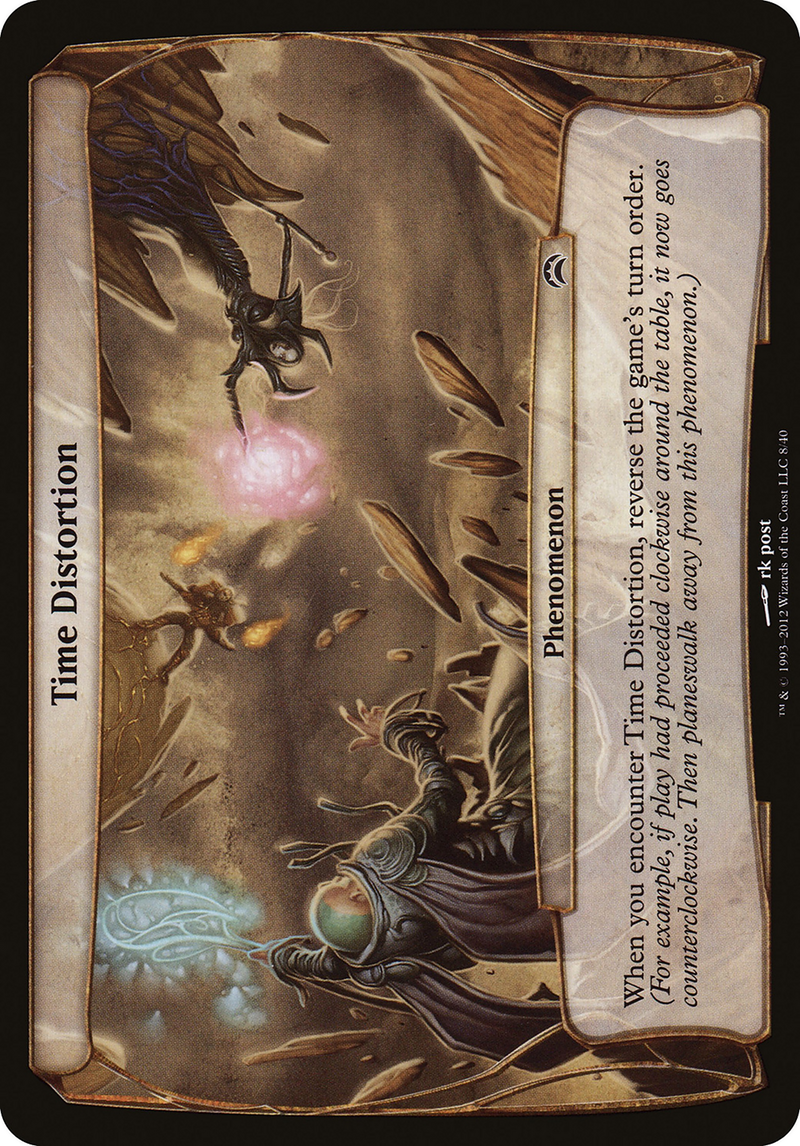 Time Distortion (Planechase 2012) (OVER-008) [Planechase 2012 Planes]