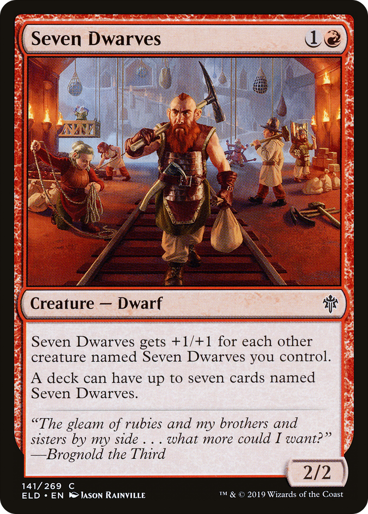 Seven Dwarves (ELD-141) [Throne of Eldraine] Foil