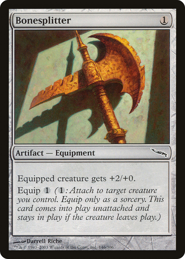 Bonesplitter (MRD-146) [Mirrodin] Foil